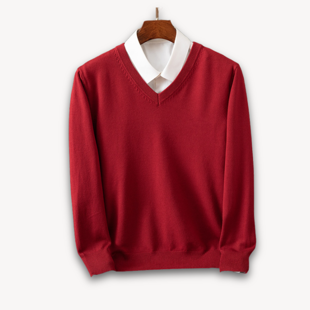 Nico | V Ausschnitt Pullover für zeitlose Eleganz