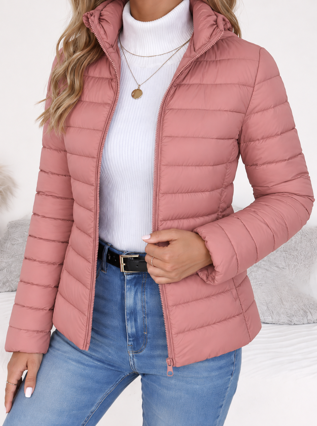 Steppjacke Damen | Atmungsaktiv & Schlank Geschnitten