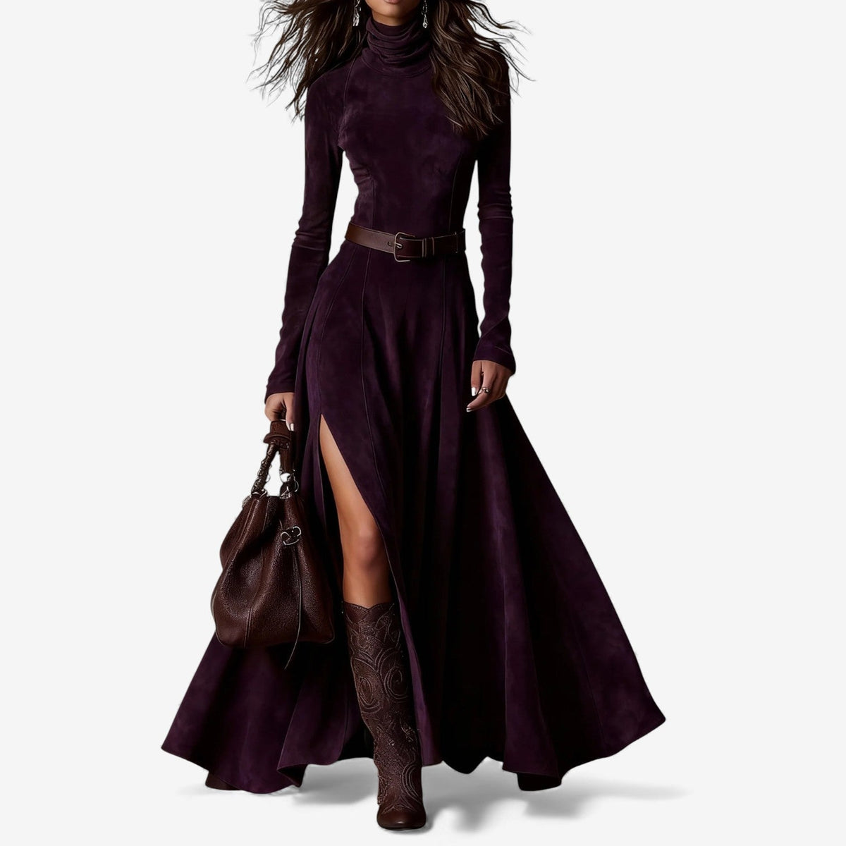 Belinda™ – Elegantes langes Kleid mit fließender Silhouette