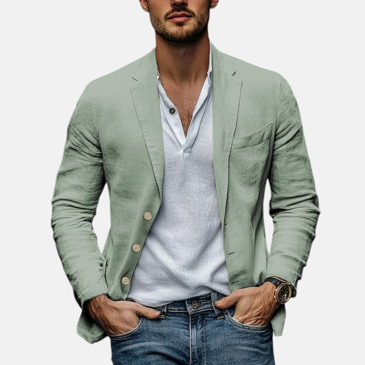 Sommerfeld | Eleganter Sommerblazer aus leichtem Leinen