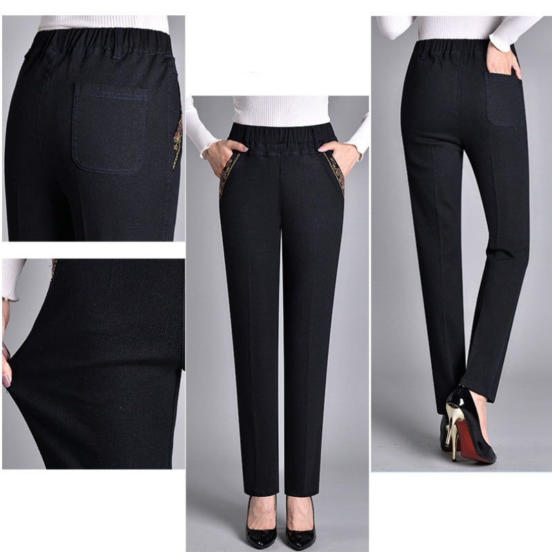 Sommerfeld | Damenjeans mit elastischem Bund und Seitentaschen