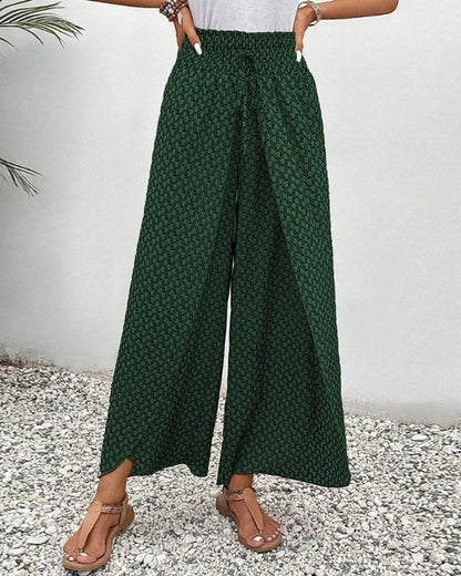 Sommerfeld | Lisette Hose mit weitem Bein und geometrischem Druck