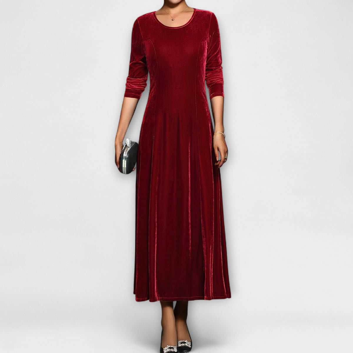 Marilou™ – Weiches Samtkleid