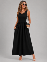 Franziska | Boho-Halterneck Midi-Kleid