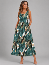 Franziska | Boho-Halterneck Midi-Kleid