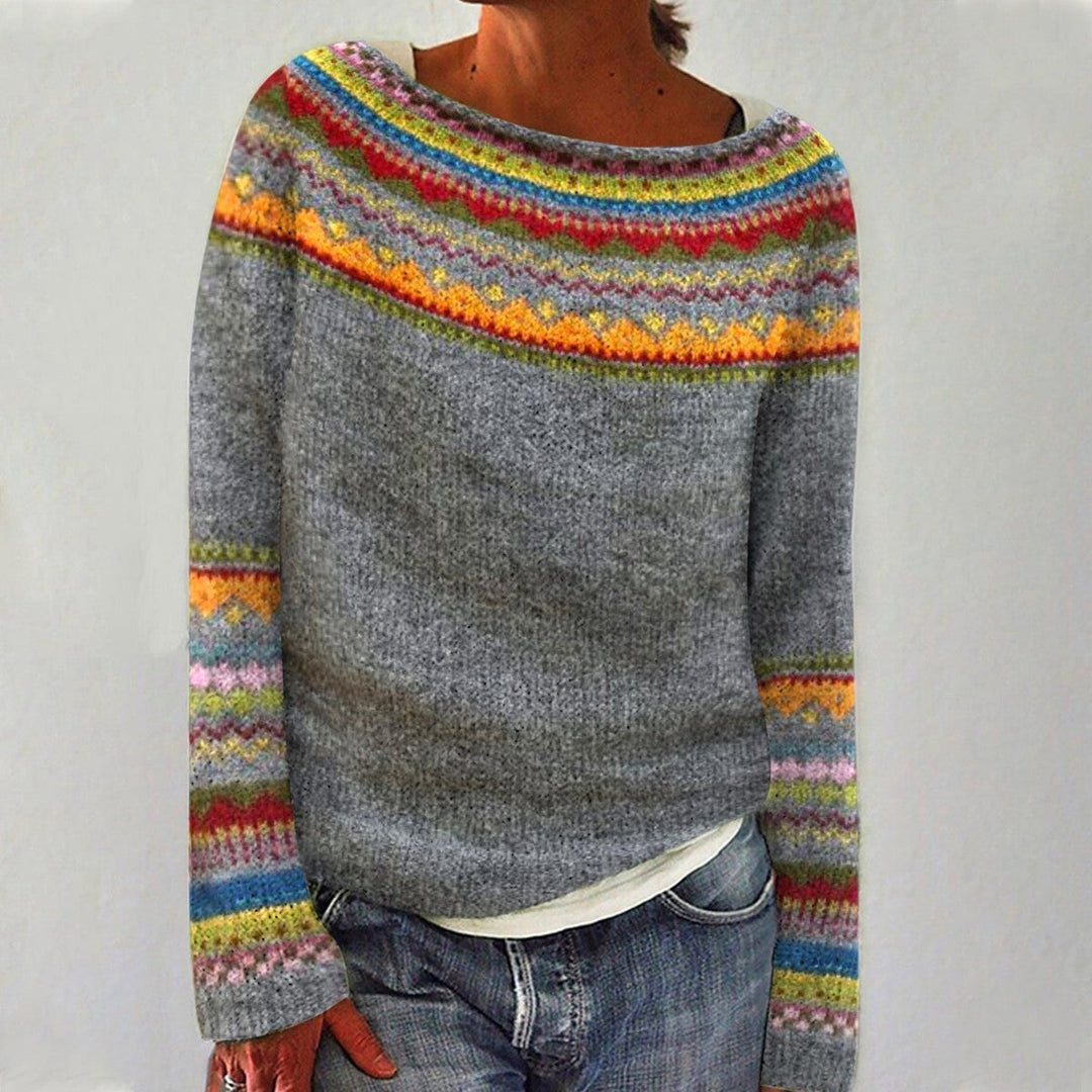 Sommerfeld | Strickpullover mit Rundhalsausschnitt