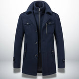 Sommerfeld | Luxuriöser Doppelkragen-Trenchcoat für Herren