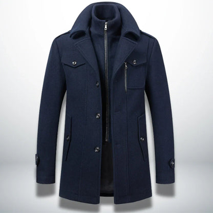 Sommerfeld | Luxuriöser Doppelkragen-Trenchcoat für Herren