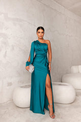 Dorie™ - Asymmetrisches Kleid mit Langem Schlitz