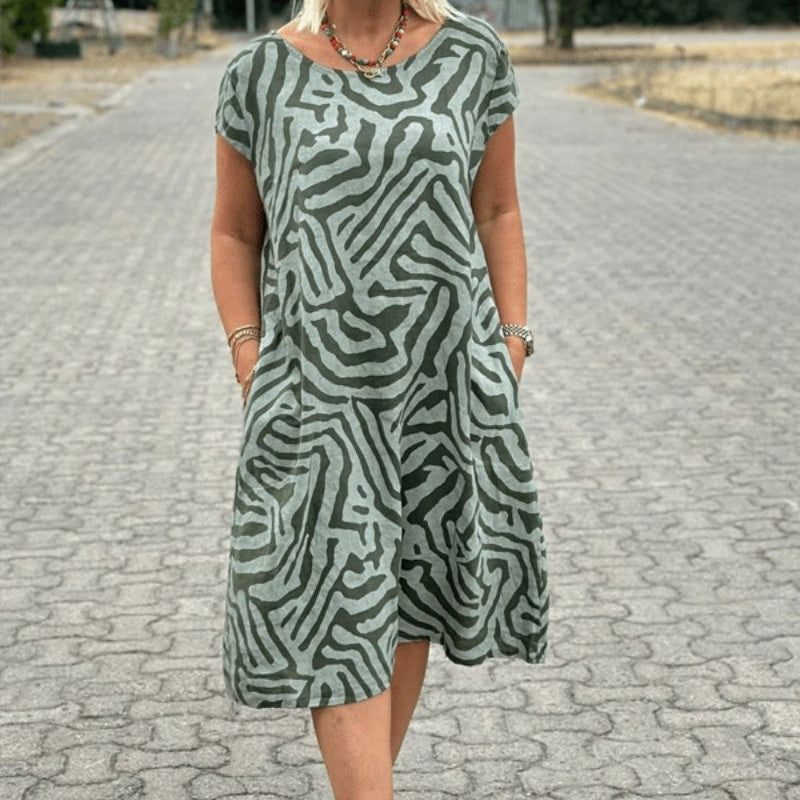 Alie™ - Sommerkleid mit Rundhalsausschnitt