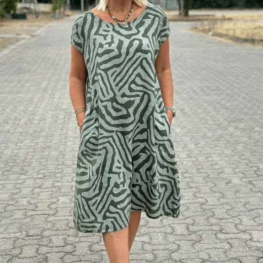 Alie™ - Sommerkleid mit Rundhalsausschnitt