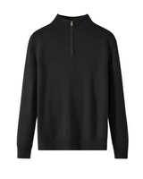 Capri Pullover mit Reißverschluss aus Merinowolle