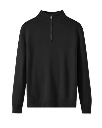 Capri Pullover mit Reißverschluss aus Merinowolle