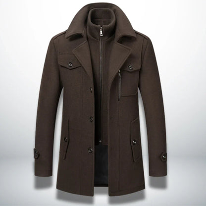 Sommerfeld | Luxuriöser Doppelkragen-Trenchcoat für Herren