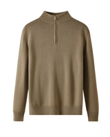 Capri Pullover mit Reißverschluss aus Merinowolle