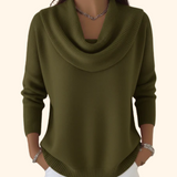 Sommerfeld | Strickpullover mit Drapiertem Ausschnitt