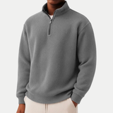 Eleganter Strickpullover mit Reißverschluss