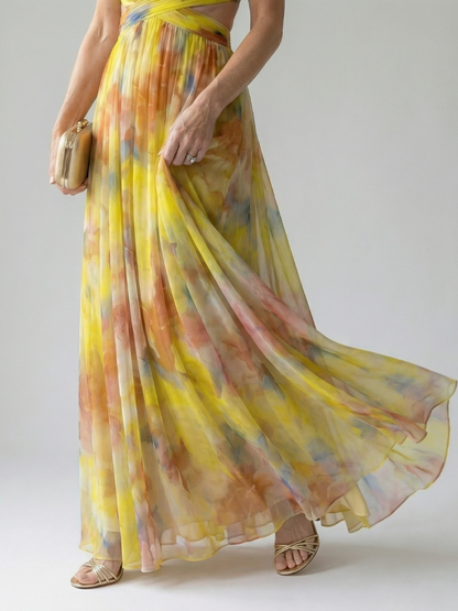 Charlotte | Weiches Wickel-Maxikleid