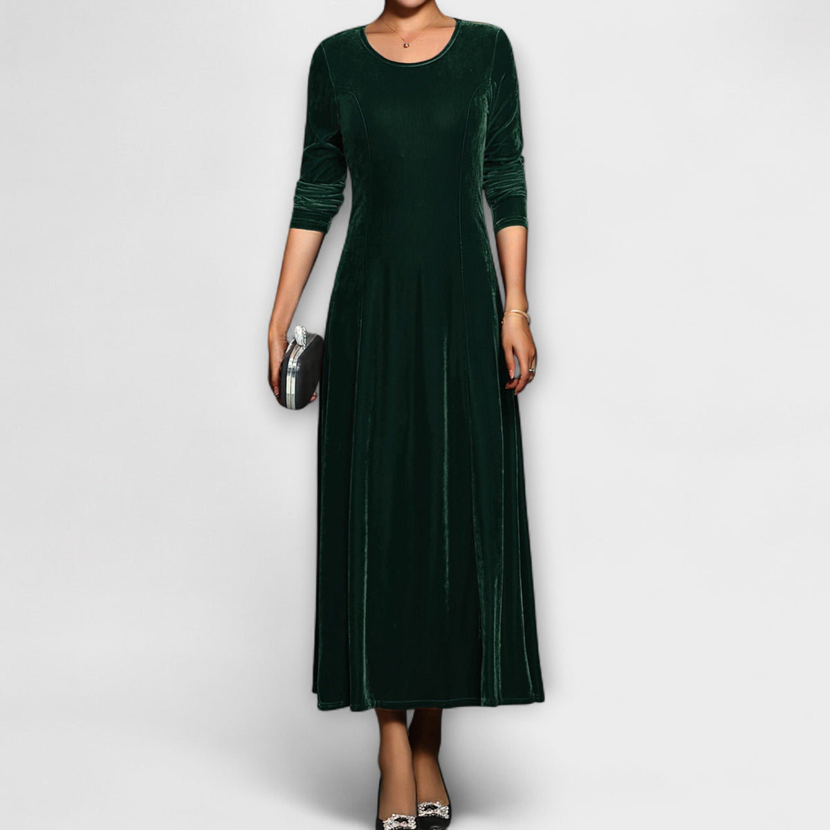Marilou™ – Weiches Samtkleid