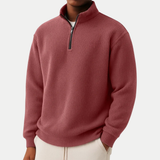 Eleganter Strickpullover mit Reißverschluss