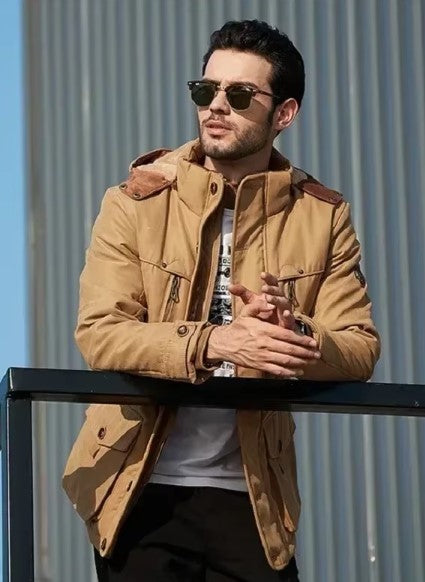 DANIEL | Herren Winterjacke mit Kapuze