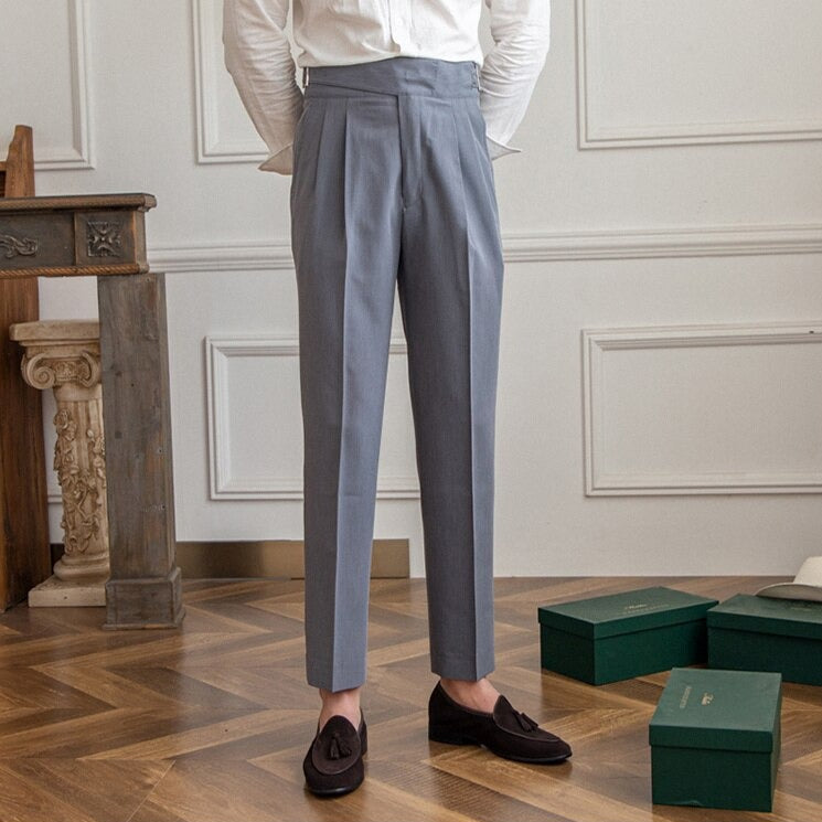 Sommerfeld™ | Ellis - Klassische Hose Mit Hoher Taille Und Schnallenverschluss Für Herren