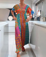 Ash™ - Buntes Bohemian-Kleid