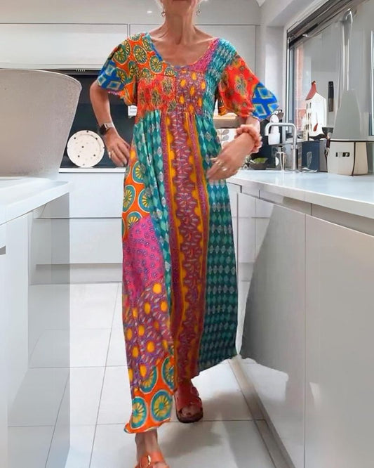 Ash™ - Buntes Bohemian-Kleid