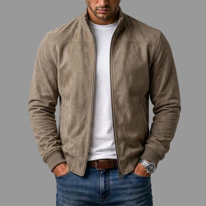 Sommerfeld | Elegante Wildleder-Bomberjacke für Herren (1 Kaufen, 1 GRATIS dazu)