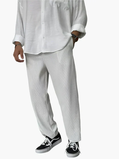 Sommerfeld™ | Herren Relax Fit Plissee Hose – Eleganter und Bequemer Alltags- und Business-Look