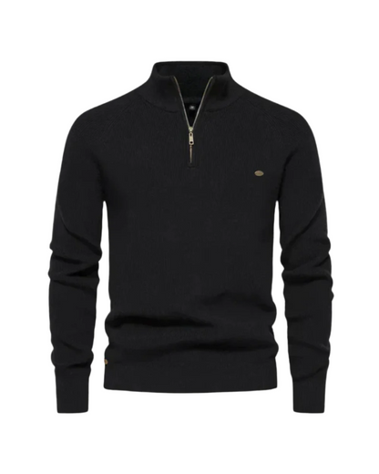 Salvatore Pullover mit Reißverschluss