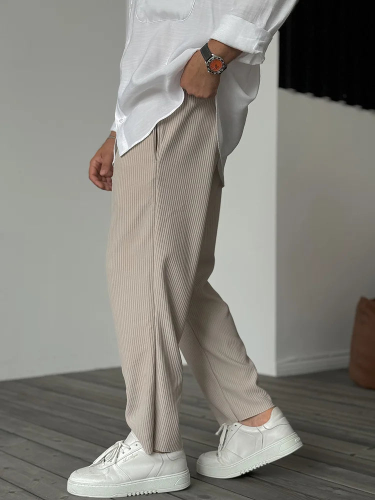 Sommerfeld™ | Herren Relax Fit Plissee Hose – Eleganter und Bequemer Alltags- und Business-Look