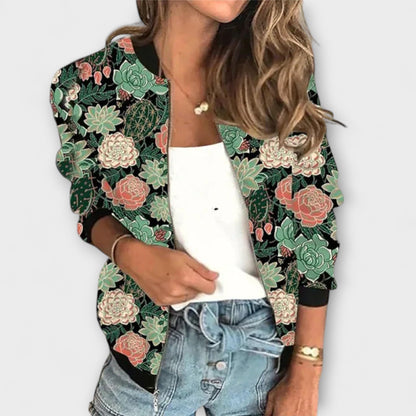 Sommerfeld ™ | Aurora – Bedruckte Reißverschlussjacke