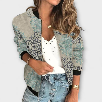 Sommerfeld ™ | Aurora – Bedruckte Reißverschlussjacke