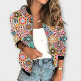 Sommerfeld ™ | Aurora – Bedruckte Reißverschlussjacke