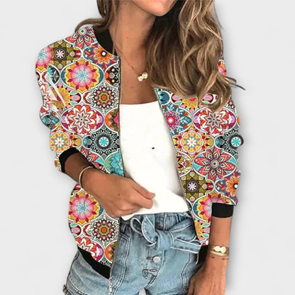 Sommerfeld ™ | Aurora – Bedruckte Reißverschlussjacke