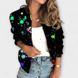 Sommerfeld ™ | Aurora – Bedruckte Reißverschlussjacke