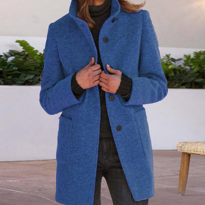 LILI | Damen Eleganter Wollmantel