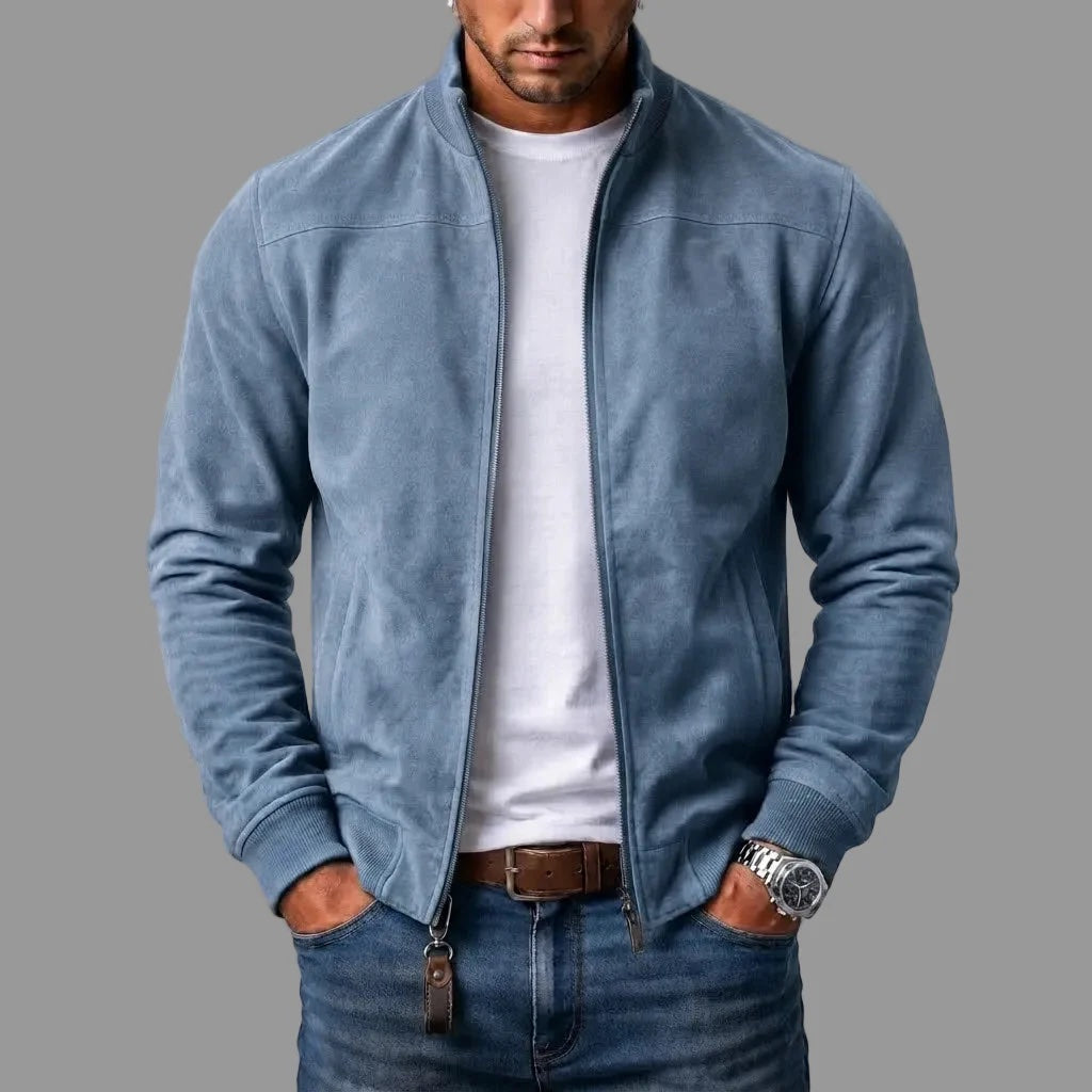 Sommerfeld | Elegante Wildleder-Bomberjacke für Herren (1 Kaufen, 1 GRATIS dazu)