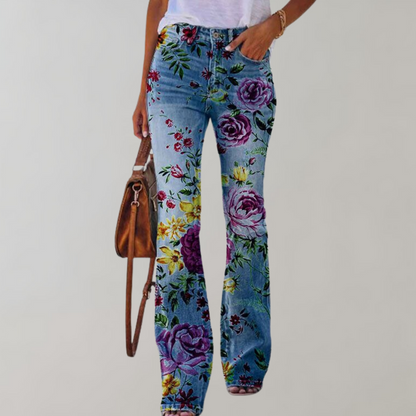 Sommerfeld | Jeans mit hoher Taille und Schlag