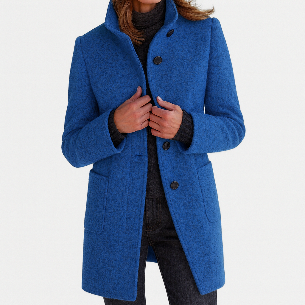 Damenjacke mit hohem Kragen