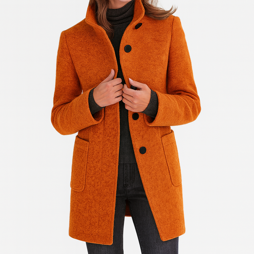 Damenjacke mit hohem Kragen