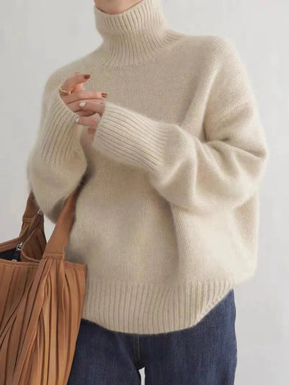 Sommerfeld | Strickpullover mit Rollkragen