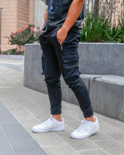 Sommerfeld | Schwarze Cargo-Hose (1 kaufen, 1 GRATIS dazu)