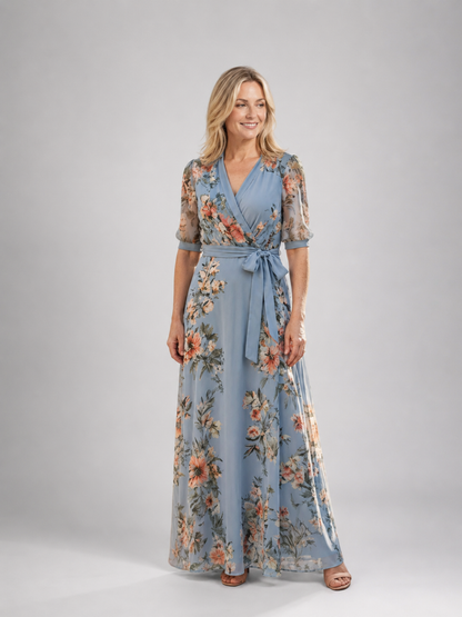 Lena | Maxikleid mit Blumenmuster