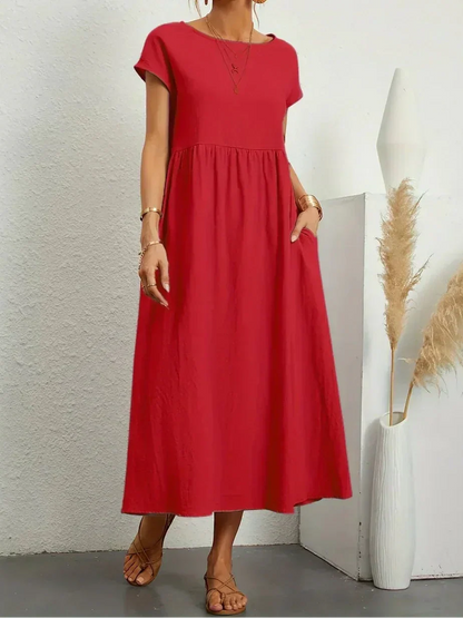 Anna™ – Entspanntes & Stylishes Midikleid