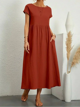 Anna™ – Entspanntes & Stylishes Midikleid