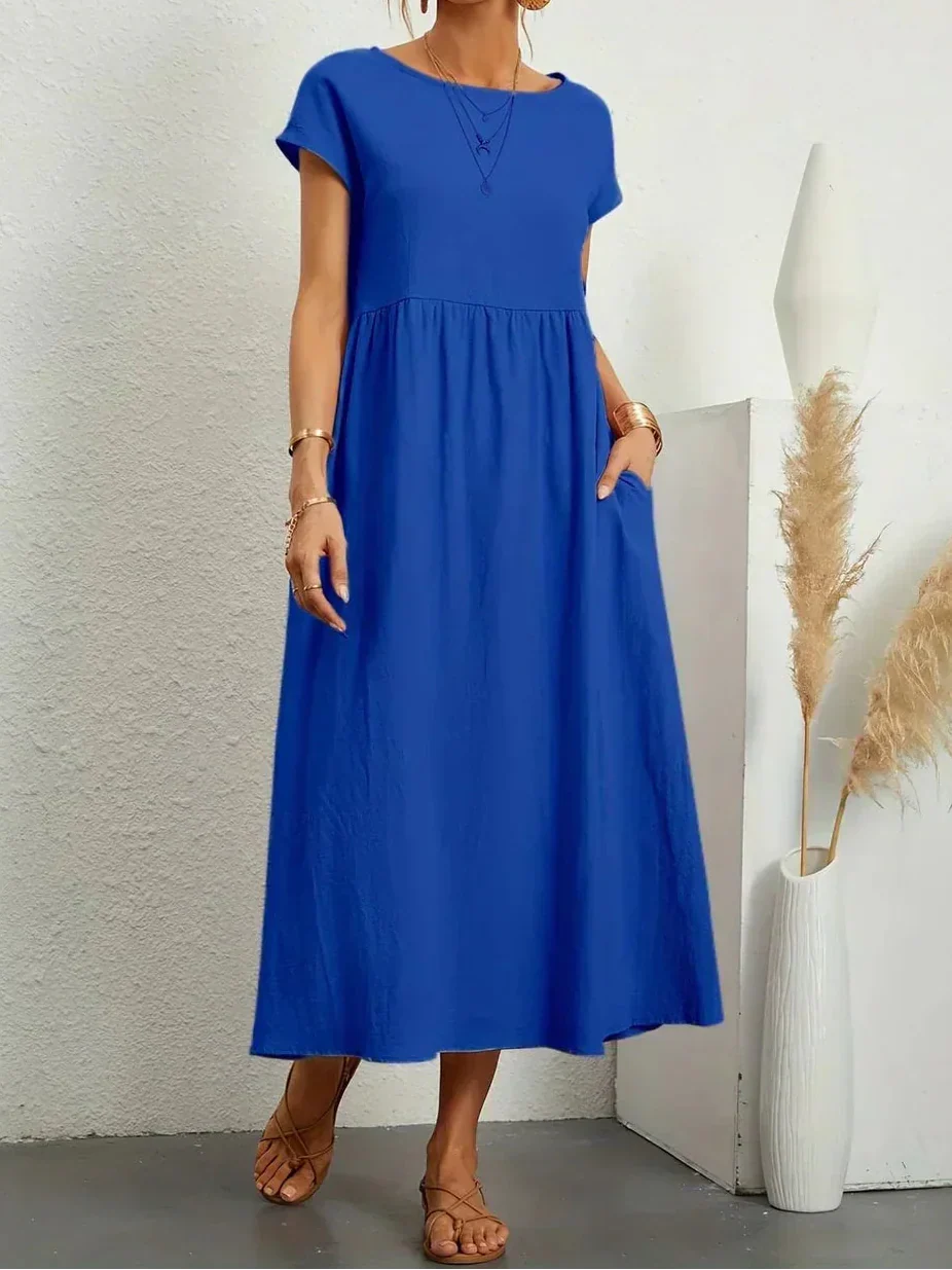 Anna™ – Entspanntes & Stylishes Midikleid
