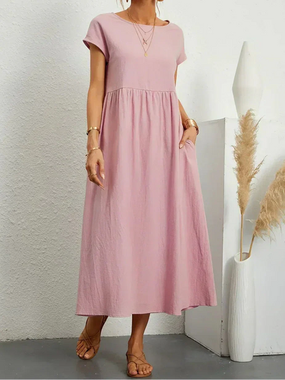 Anna™ – Entspanntes & Stylishes Midikleid
