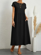 Anna™ – Entspanntes & Stylishes Midikleid